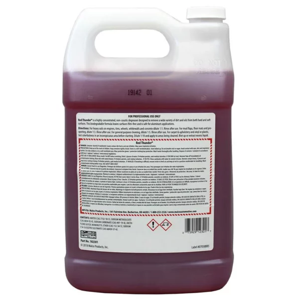 RED THUNDER® BIODEGRADABLE DEGREASER