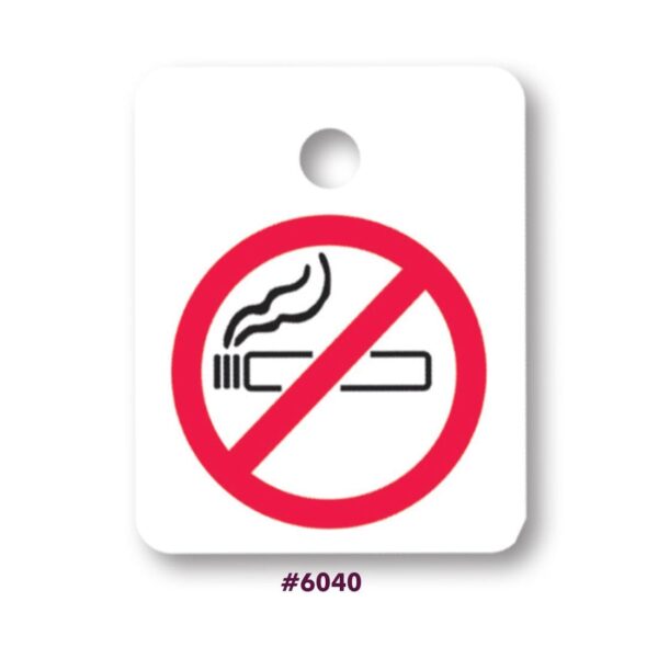 No Smoking Key Fobs VER-6040