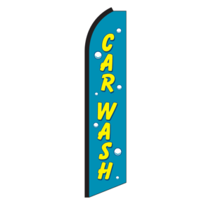 CAR WASH Swooper Flag